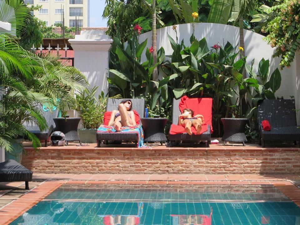 Villa Silk Road Hotel Phnom Penh Eksteriør billede